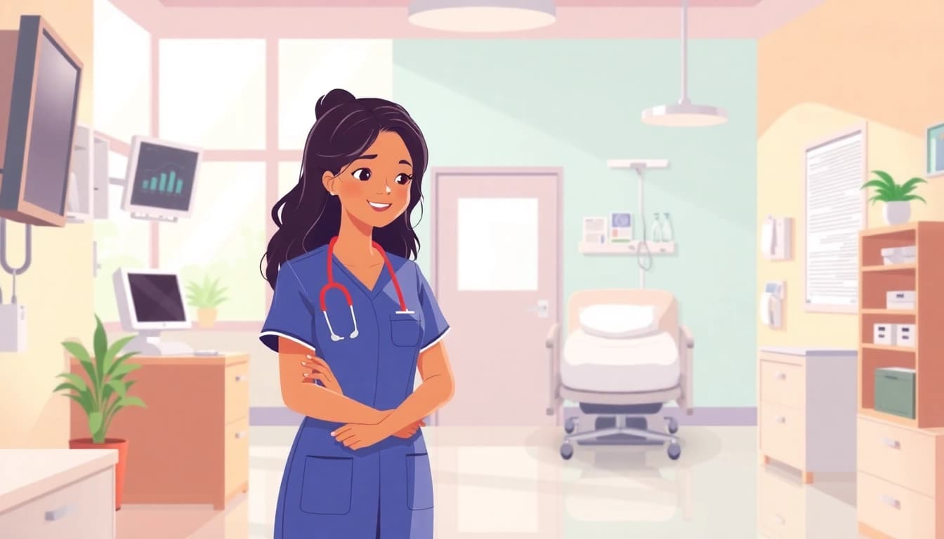 Engaged pflegefachkraft stelle hameln providing compassionate care in a modern healthcare environment.