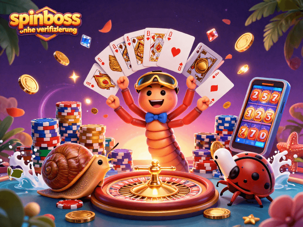 Die „spinboss ohne Verifizierung“ Casino Illustration zeigt, wie die Gewinne sprudeln.