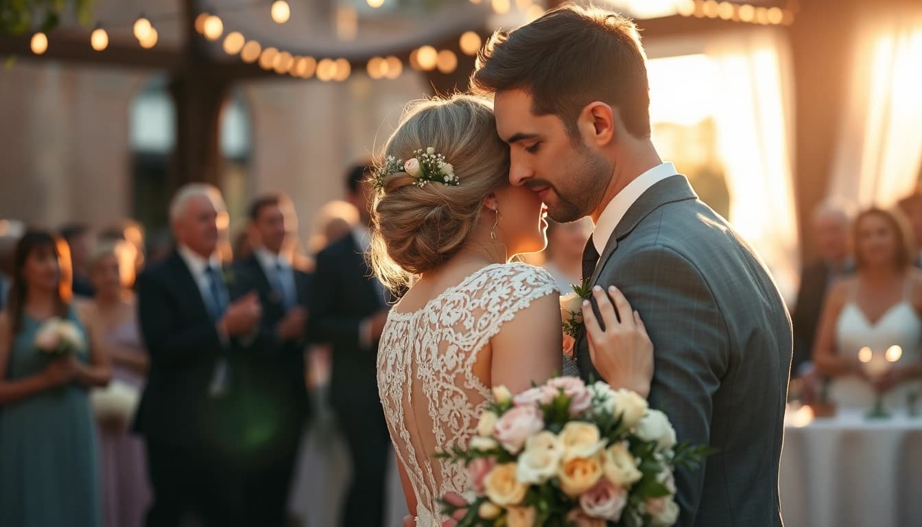 Emotionale Hochzeitsmomentaufnahme von einem Brautpaar in Berlin, festgehalten von einem professionellen hochzeitsfotograf Berlin.