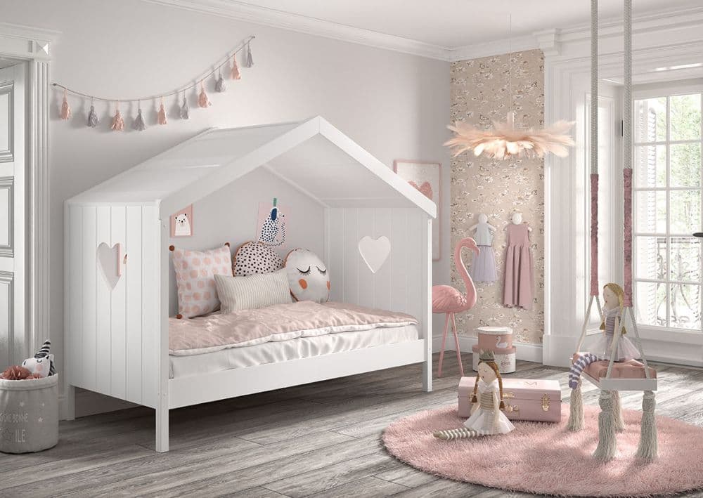 Hausbett 120x200 aus Massivholz – langlebig, sicher und bequem
