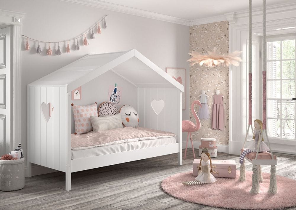 Hausbett 120x200 aus Massivholz – langlebig, sicher und bequem