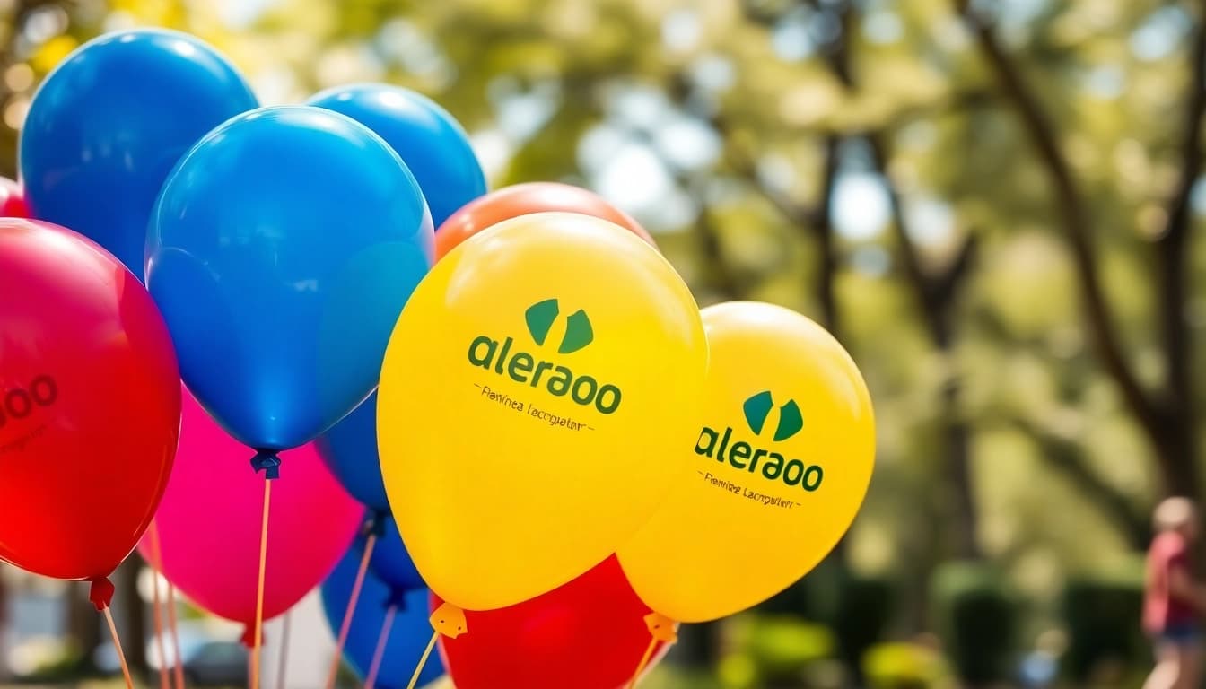 Logo-Luftballons bedrucken lassen – Auffällige Werbung mit Stil