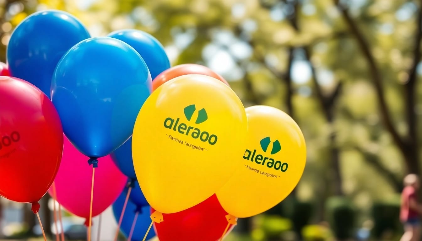 Logo-Luftballons bedrucken lassen – Auffällige Werbung mit Stil