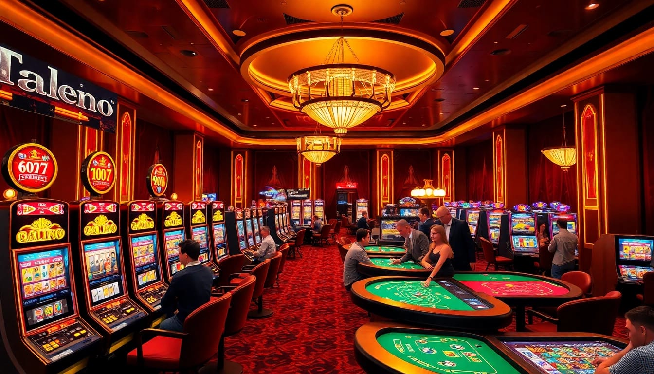 Showcase vibrant gaming action from beste casinos ohne deutsche lizenz with various table games and slot machines