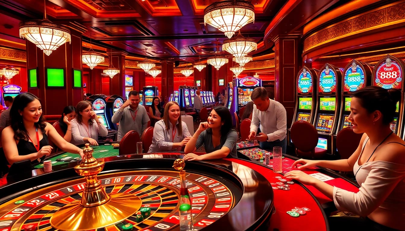 Experience 888 new casino thrills with exciting games, vibrant lights, and engagement.