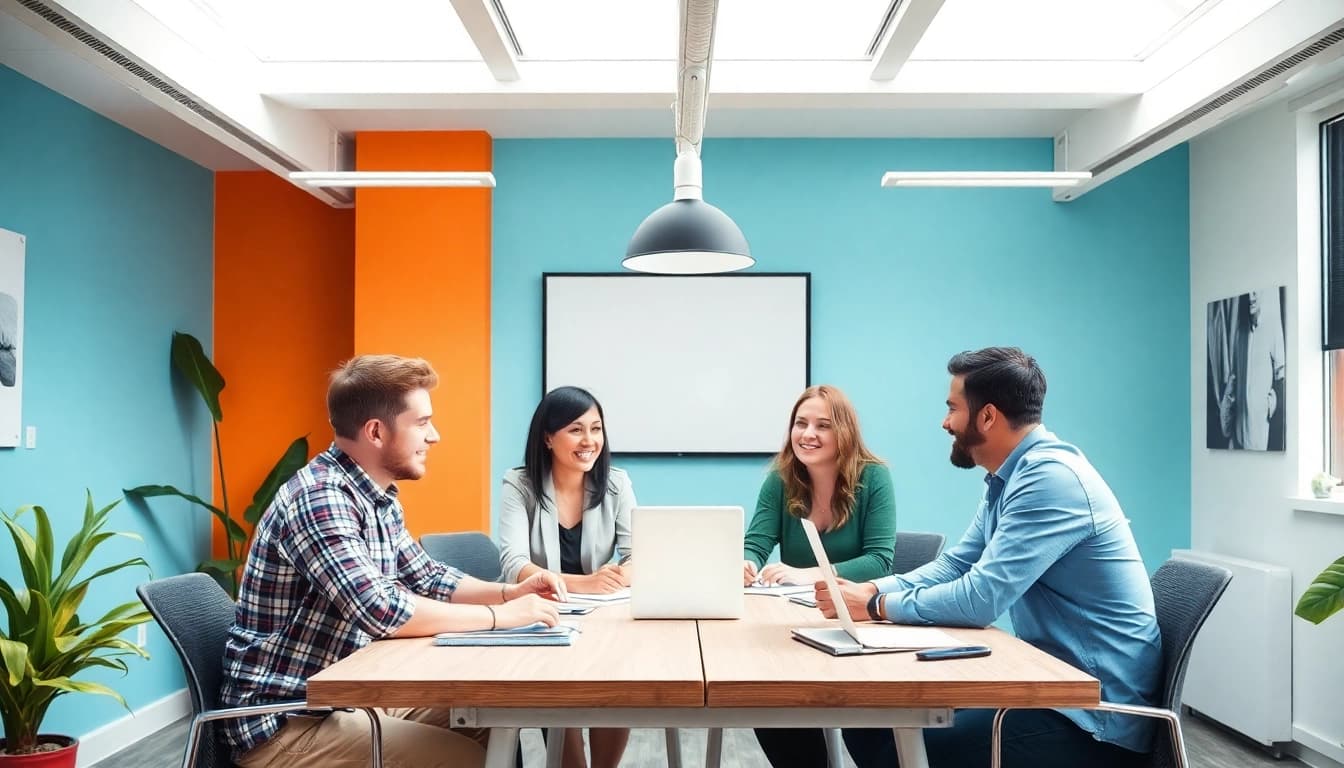 Online Marketing Agentur in meiner Nähe bietet inspirierende Arbeitsräume für kreatives Teamwork.