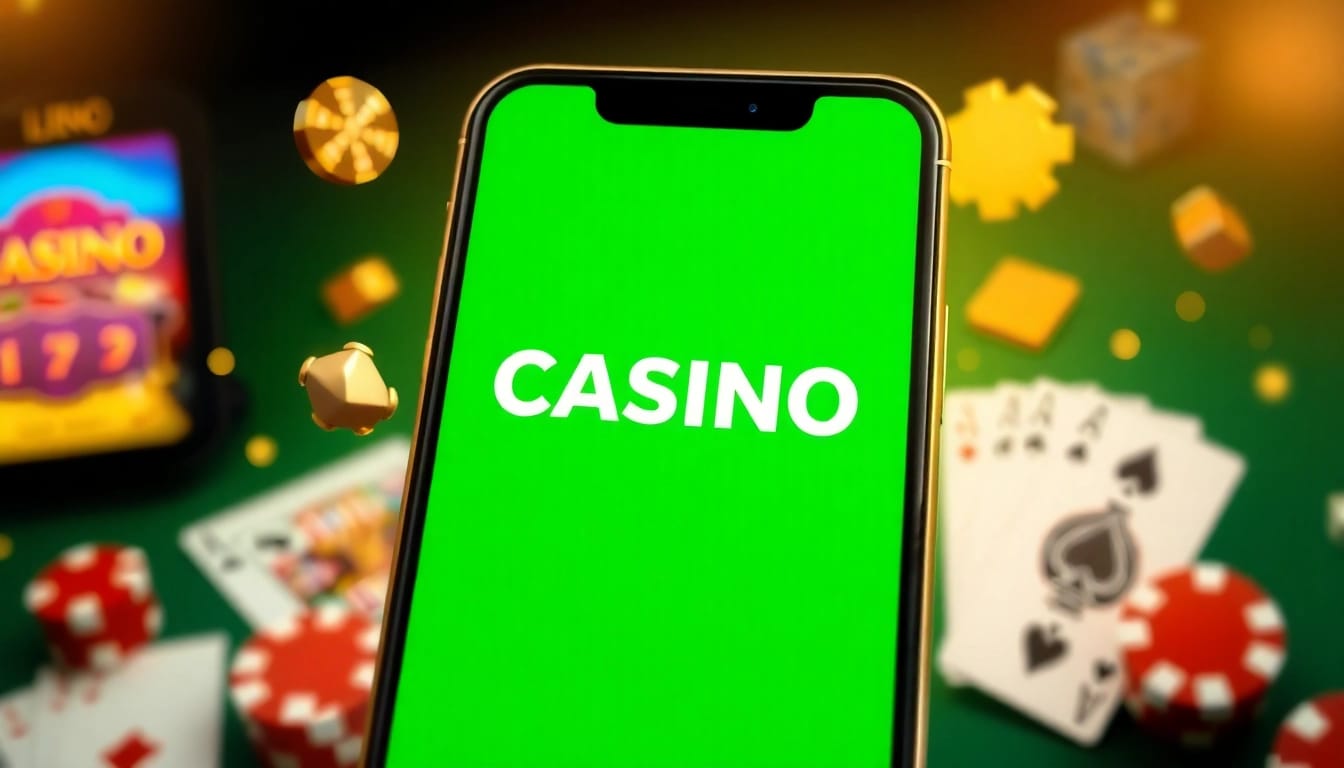 Erleben Sie die beste Online Casino App für Echtgeldspiele in Deutschland mit einem modernen App-Design und aufregenden Spielsymbolen.