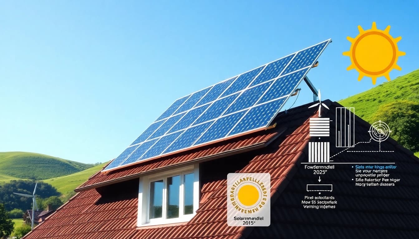 Optimale Photovoltaikanlage kaufen, Fördermittel 2025 für nachhaltige Energie.