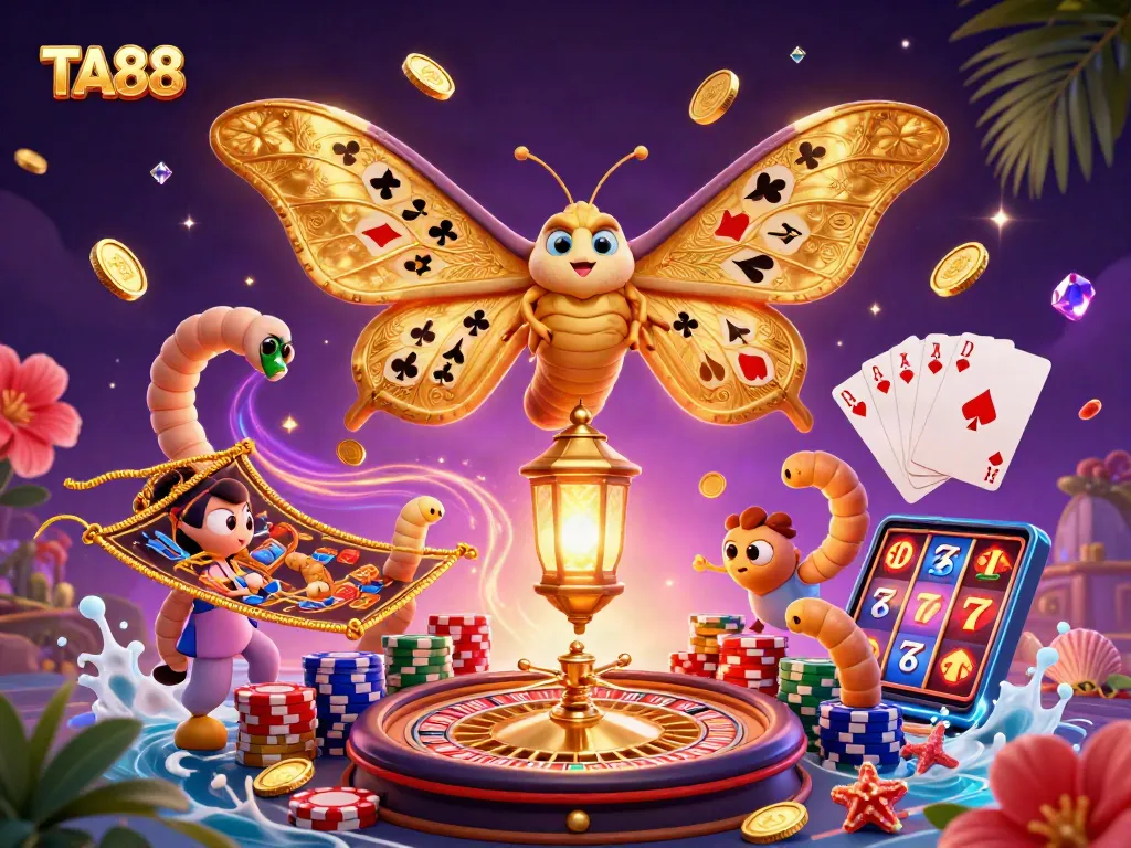 Experience thrilling casino adventures with TA88 and vibrant gaming elements like roulette and poker!