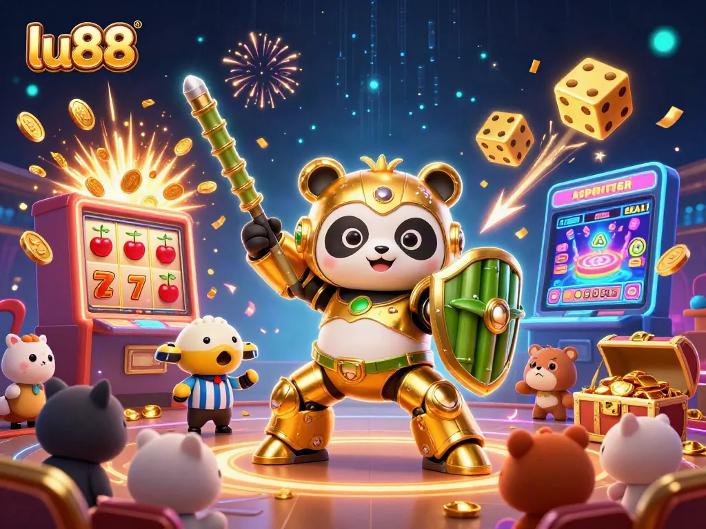Engage in thrilling gameplay at LU88 with golden panda pilot and explosive jackpots.