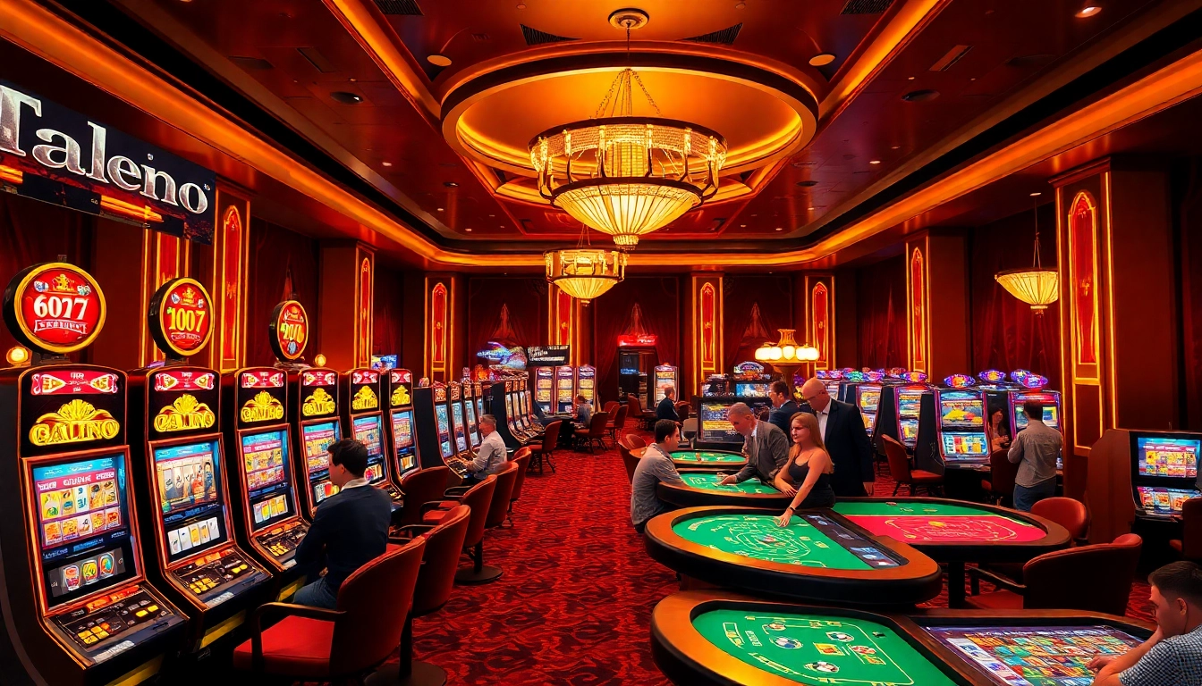 Showcase vibrant gaming action from beste casinos ohne deutsche lizenz with various table games and slot machines