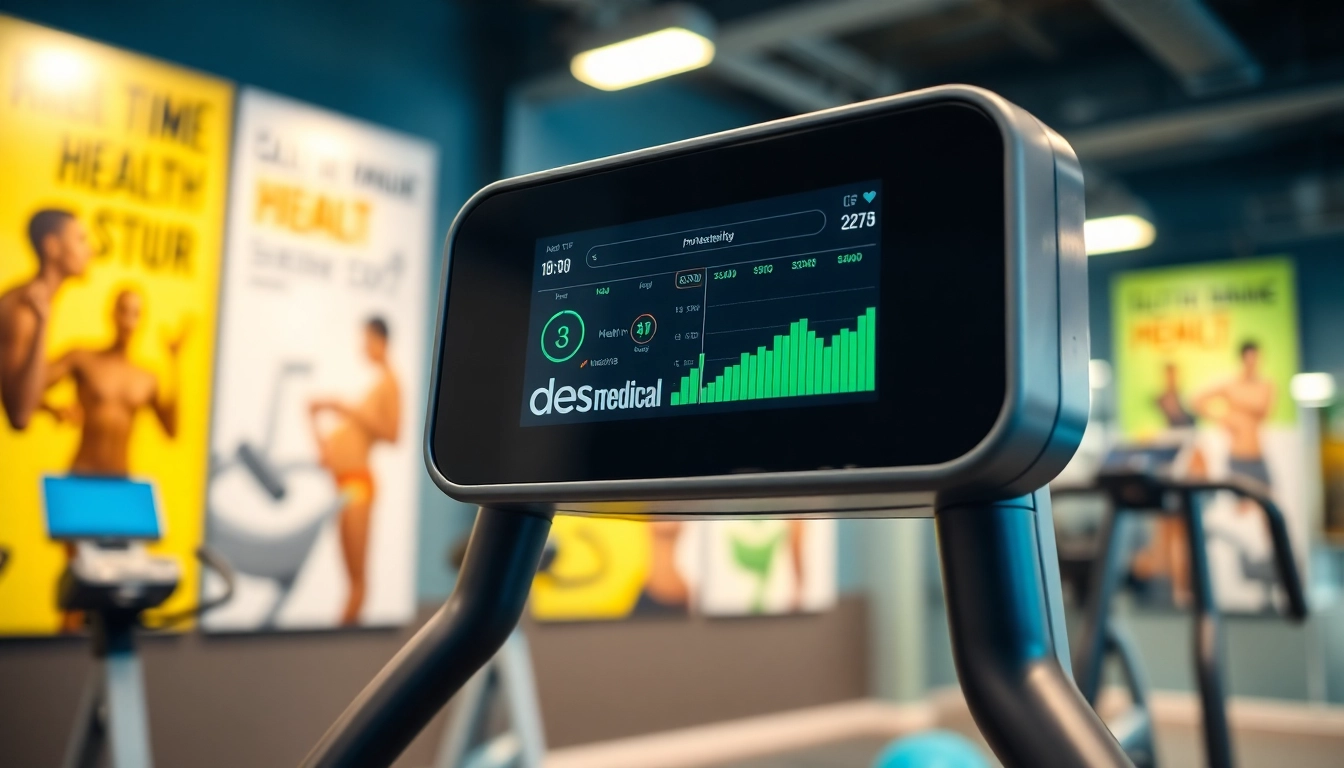 Verwendung des deus medical Geräts in einer modernen Sporteinrichtung zur Rehabilitation.