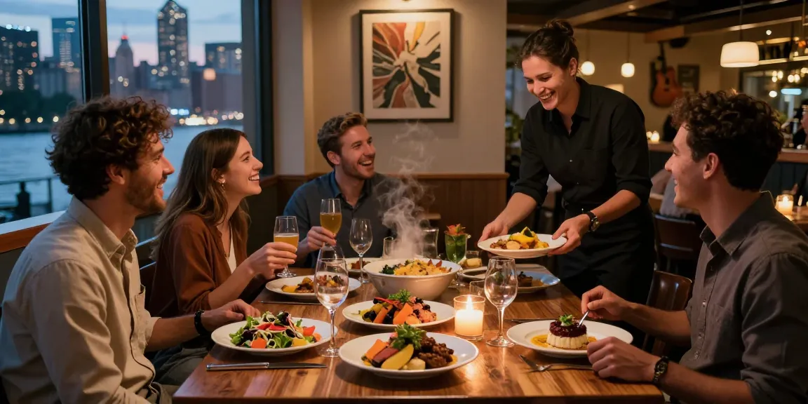 Delicious rokok88 slot recommendations featured at River City Restaurant, showcasing lively dining atmosphere.