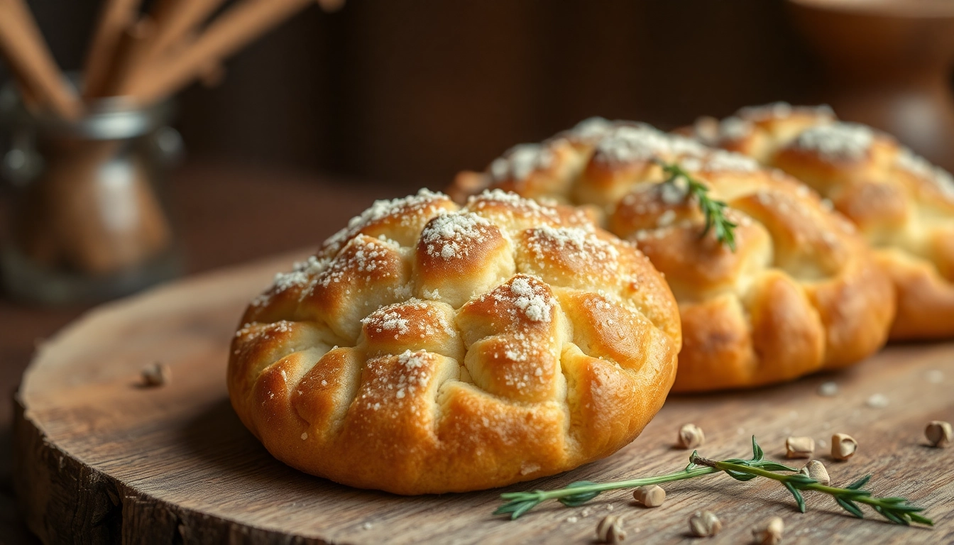 Freshly baked hasch kekse arranged beautifully on a rustic table, showcasing their textured surface and golden-brown color.