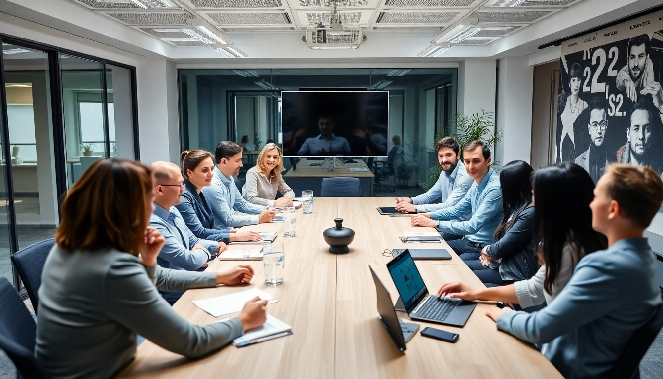 Diskussion über Restrukturierung Personal in einem modernen Büro mit engagierten Mitarbeitern.