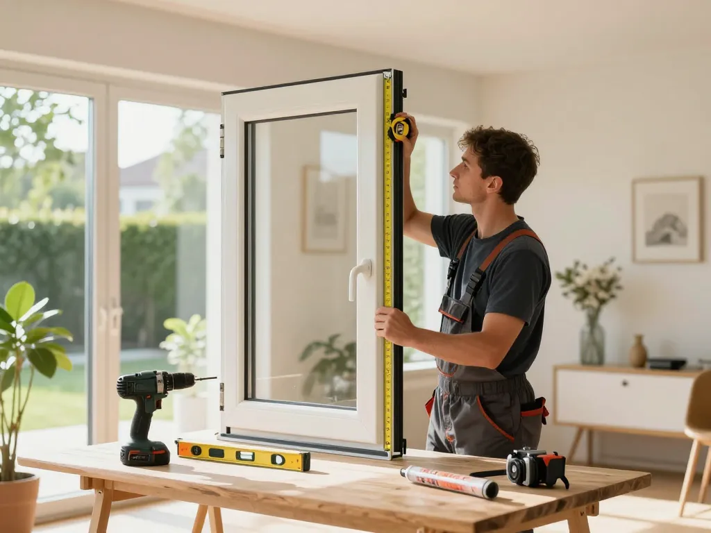 Fachgerechte Installation von energieeffizienten Fenstern repräsentiert Fensterbau Bonn in einem modernen Zuhause.