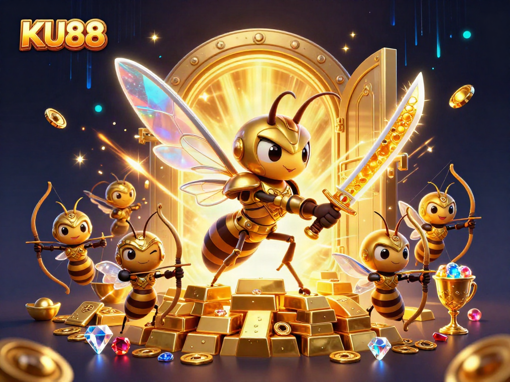 KU88 engages players with a captivating treasure hunt of animated gaming elements and vibrant 3D characters.