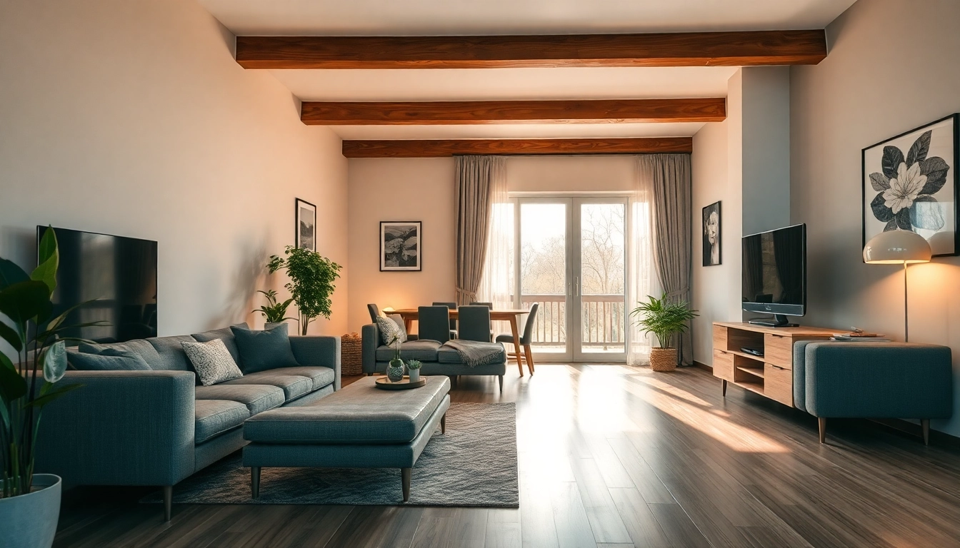 Hauswirtschaftliche Dienstleistungen in Hameln: Professionelle Reinigungskräfte in einem einladenden Raum.