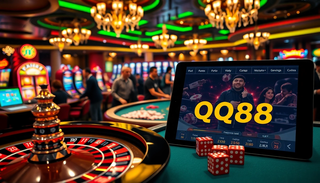 Engage with the thrilling action at link qq88, where players enjoy roulette, blackjack, and vibrant slot machines.