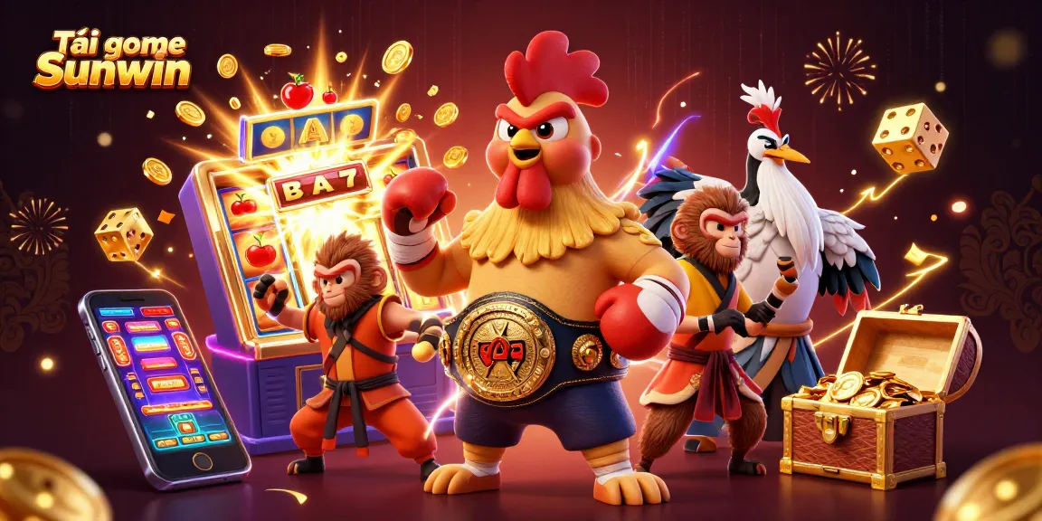 Tải game Sunwin to experience an exciting casino scene with dynamic characters and exciting game elements