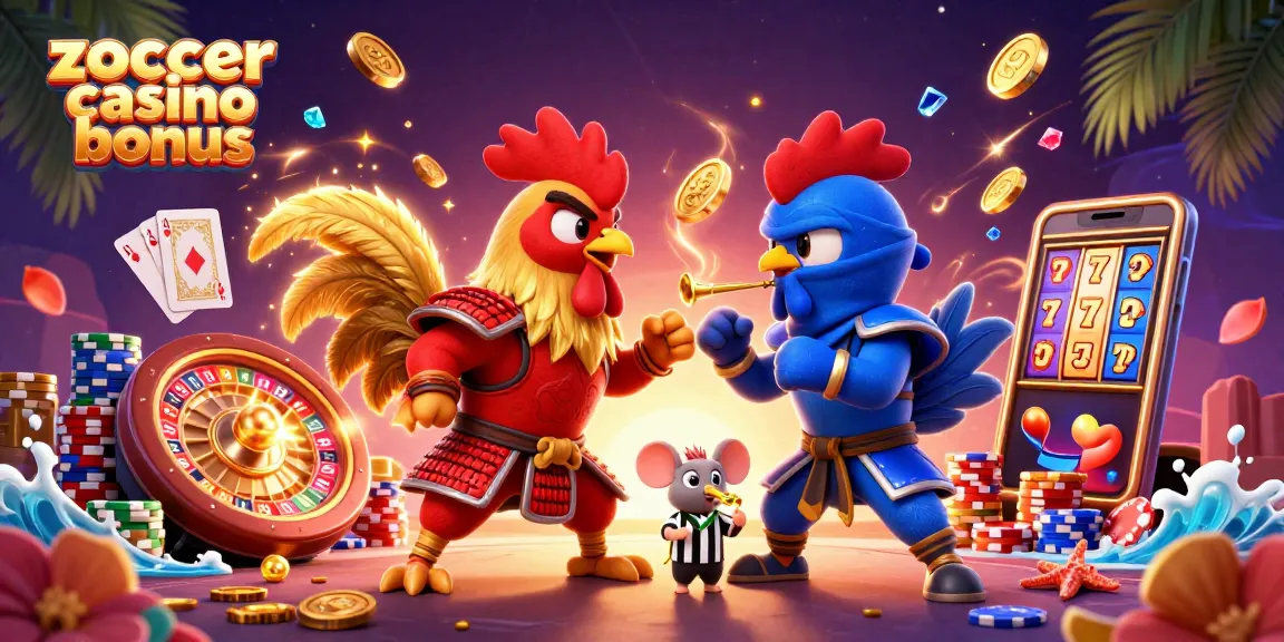 Zoccer Casino Bonus: Kämpfende Hähne im dramatischen Wettkampf um den Jackpot